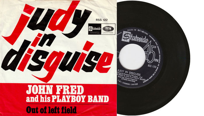 John Fred & His Playboy Band - Judy in Disguise With Glasses 7" single