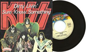 Kiss - Dirty Livin' / Sure Know Something 7" single France