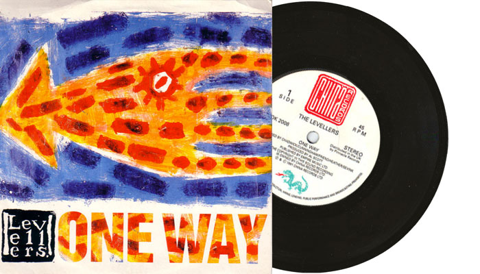 Levellers - One Way - 7" vinyl single in 1991