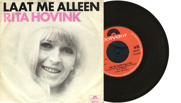 Rita Hovink - Laat me alleen - 1976 7" vinyl single