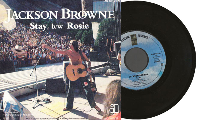 Jackson Browne - Stay / Rosie - 7" vinyl single from 1978