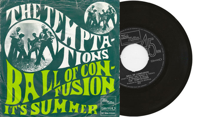 The Temptations - Ball of Confusion - 1970 7" vinyl single