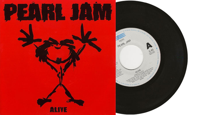 Pearl Jam - Alive - 7" vinyl single from 1991