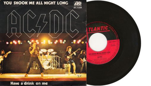 AC/CD - You Shook Me All Night Long - 7" single from 1980