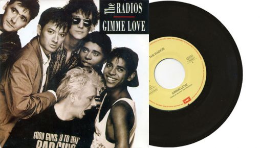 The Radios - Gimme Love - 7" vinyl single from 1990