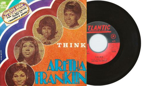 Aretha Franklin - Think - 1968 7" vinyl record and sleeve, Italian edition